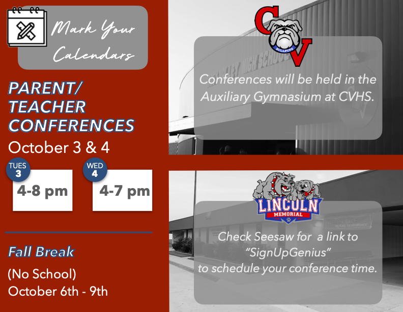 Parent/Teacher Conferences/Fall Break 